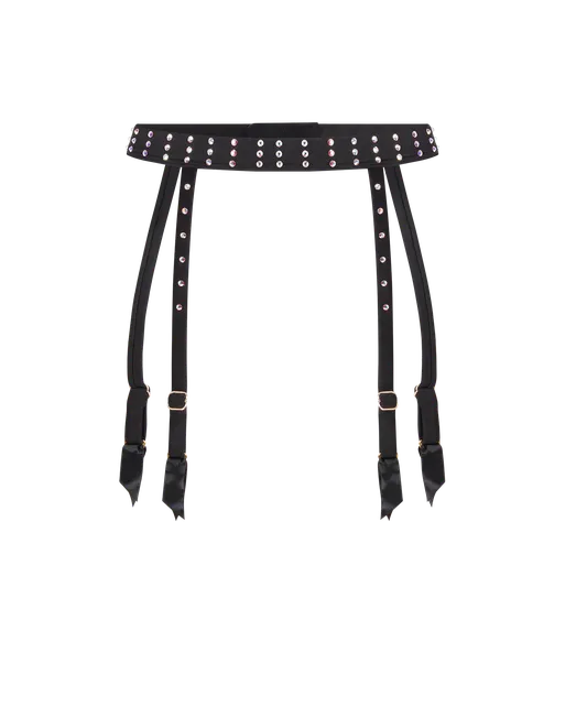 Estellie Suspender Black/Aurora Borealis | Agent Provocateur