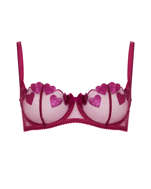 Liliya Balconette Underwired Bra Magenta | Agent Provocateur