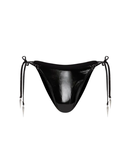 Mika Tie Side Bikini Bottom Black | Agent Provocateur
