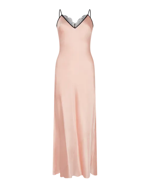 Sammi Long Slip Nude/Black | Agent Provocateur