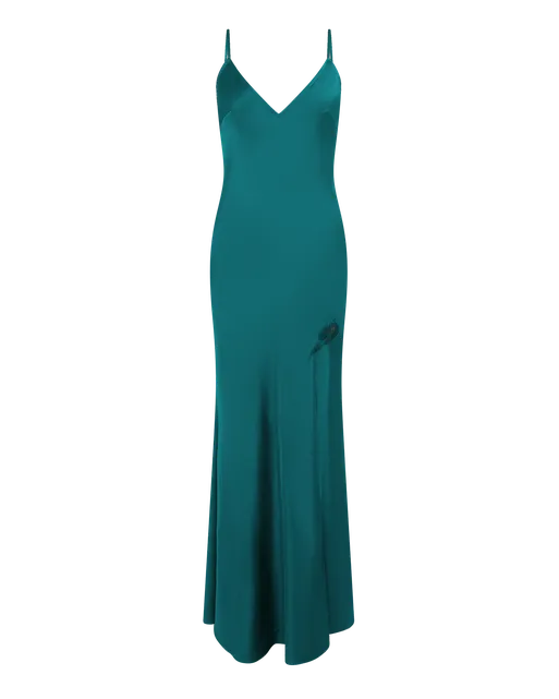 Solanna Long Slip Green | Agent Provocateur