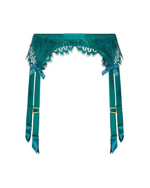 Solanna Suspender Green | Agent Provocateur