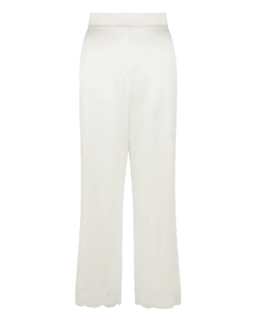 Amelea Pyjama Trousers Ivory | Agent Provocateur