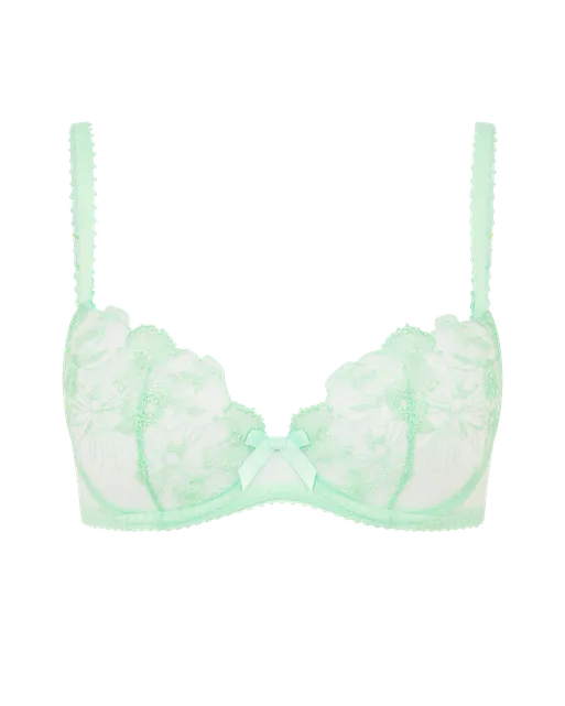 Jayce Plunge Underwired Bra Mint/Mint | Agent Provocateur