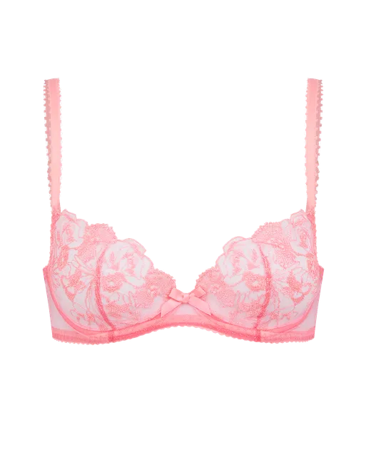 Jayce Plunge Underwired Bra Pink | Agent Provocateur
