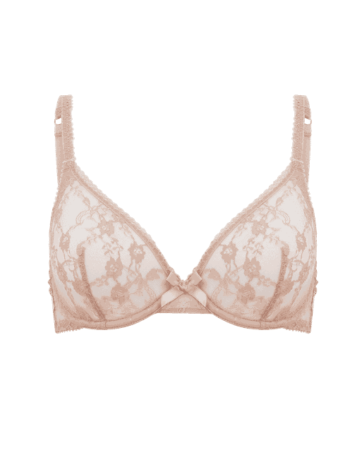 Laily Plunge Underwired Bra Praline | Agent Provocateur