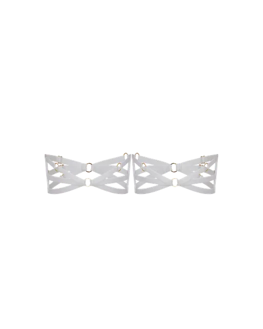Dioni Garter Set White/White | Agent Provocateur