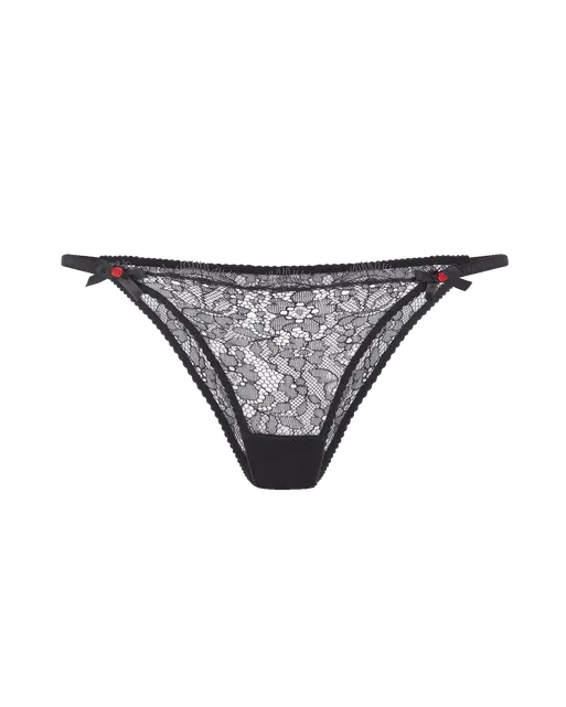 Lorna Lace Full Brief Black | Agent Provocateur