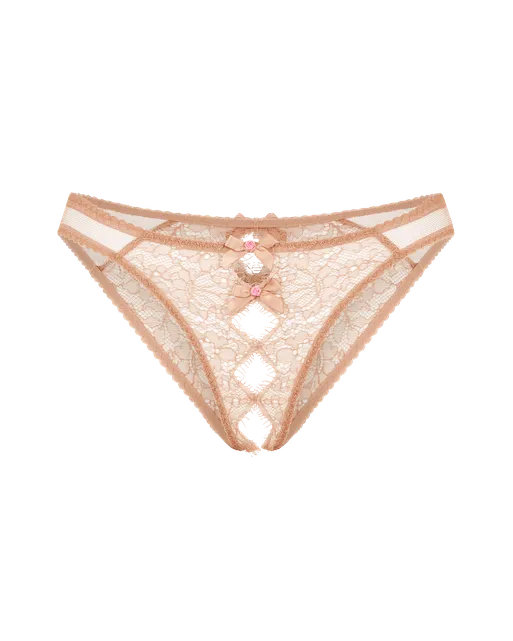 Lorna Lace Ouvert Praline | Agent Provocateur