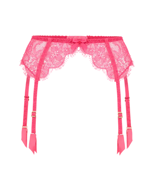 Lorna Lace Suspender Fuchsia | Agent Provocateur