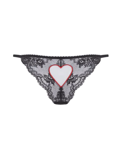 ETTIE LACE FULL BRIEF Black | Agent Provocateur