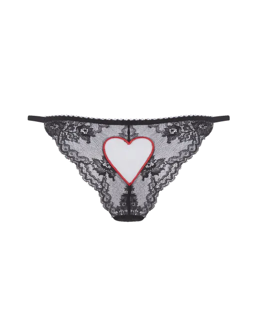 ETTIE LACE OUVERT Black | Agent Provocateur