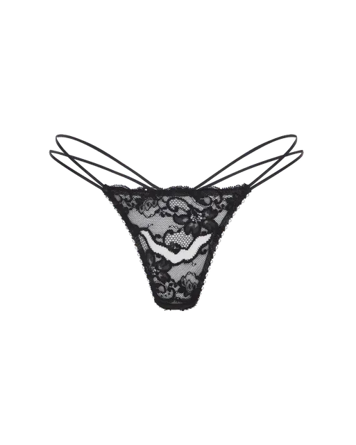 Zanah Thong Black | Agent Provocateur