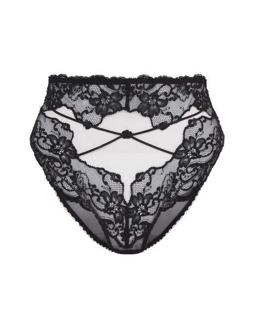 Zanah High Waisted Brief Black | Agent Provocateur