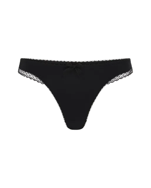 Carri Thong Black | Agent Provocateur