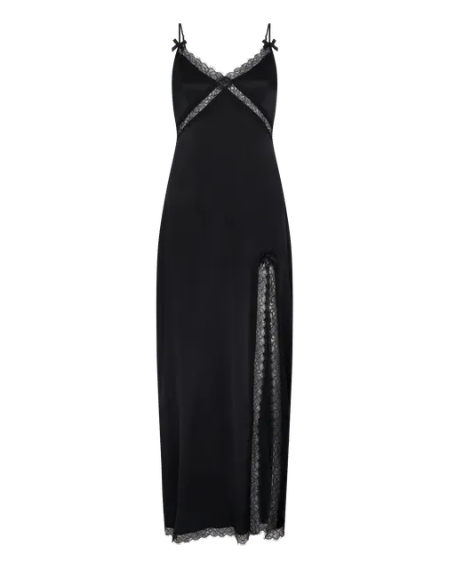 Gisele Long Slip Black | Agent Provocateur
