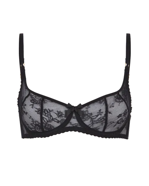 Sachaa Balconette Underwired Bra Black | Agent Provocateur