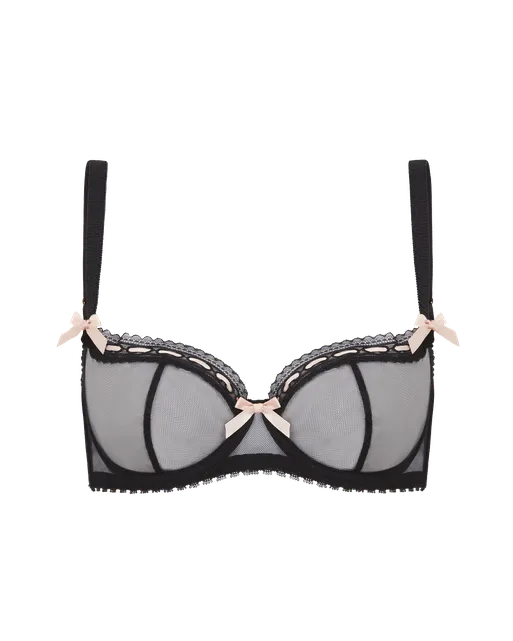 Claira Plunge Underwired Bra Black | Agent Provocateur