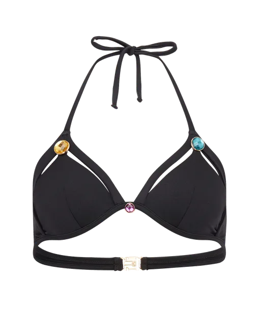 Jema Bikini Top Black/Multi | Agent Provocateur
