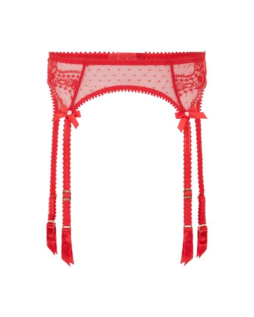 Yuma Suspender Red | Agent Provocateur