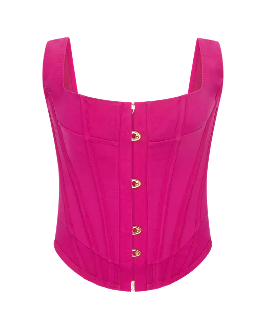 Zena Corset Top Magenta | Agent Provocateur