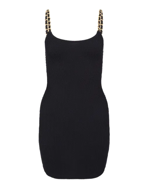 Tiaa Short Cover Up Black/Gold | Agent Provocateur