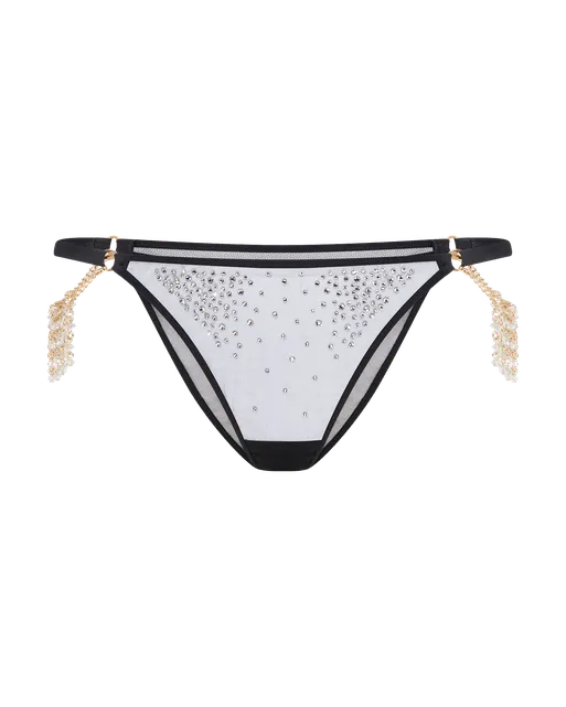 Solar Full Brief Black/Crystal | Agent Provocateur