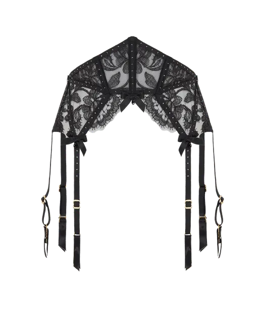 Krystabell Suspender Black | Agent Provocateur