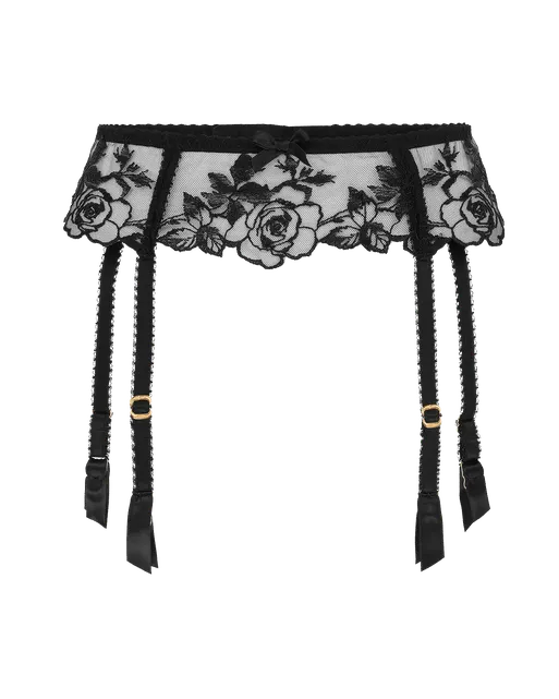 Callypso Suspender Black | Agent Provocateur