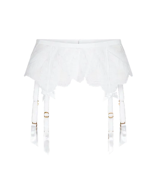 Alysia Suspender White | Agent Provocateur