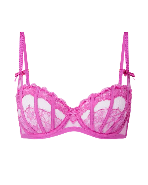 Mariann Balconette Underwired Bra Fuchsia | Agent Provocateur