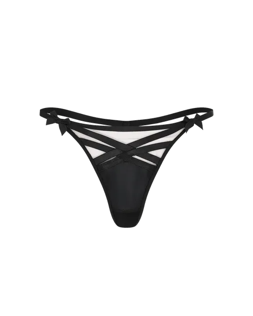 Briella Thong Black/Sand | Agent Provocateur