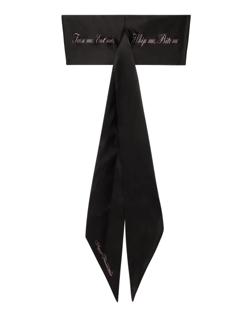 Tease Me Cuffs Black/Baby Pink | Agent Provocateur