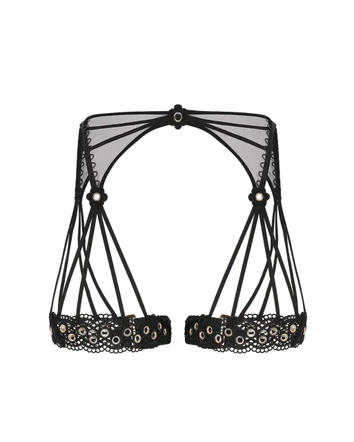 Doretta Suspender Black | Agent Provocateur