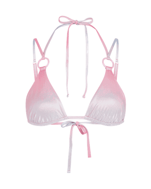 Starlie Bikini Top Pink/Blue | Agent Provocateur