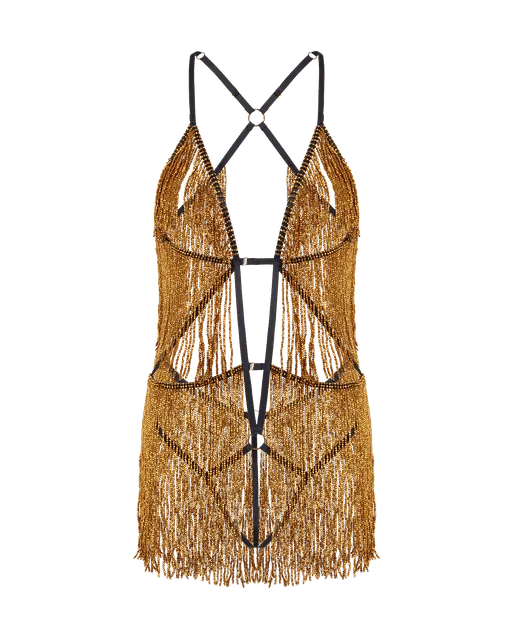 Anniah Playsuit Gold | Agent Provocateur