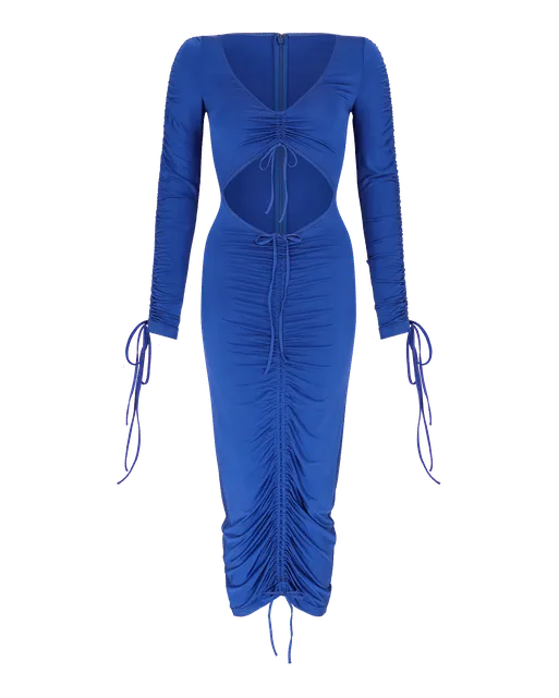 Kamilla Midi Dress Cobalt | Agent Provocateur