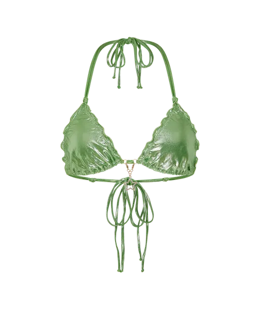 Berry Bikini Top Khaki | Agent Provocateur