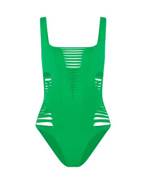Dakotta Swimsuit  Green | Agent Provocateur
