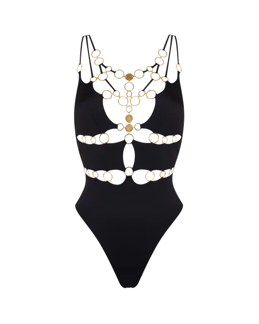 Davine Swimsuit Black | Agent Provocateur