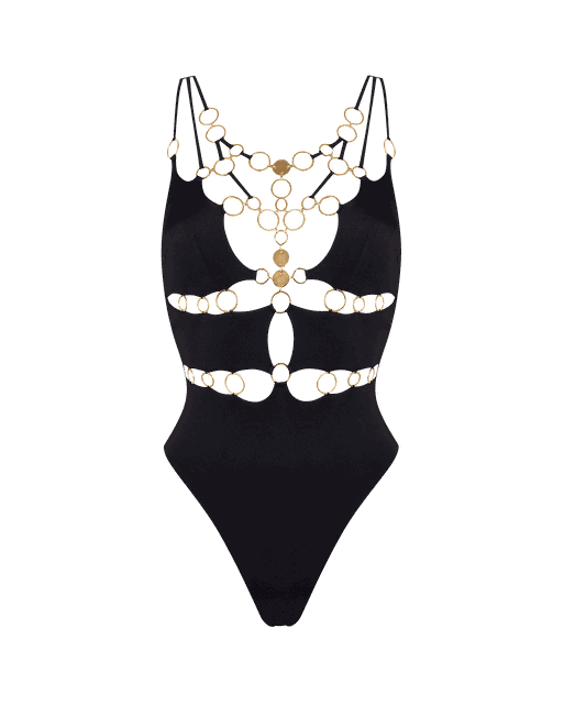 Davine Swimsuit Black 2 | Agent Provocateur