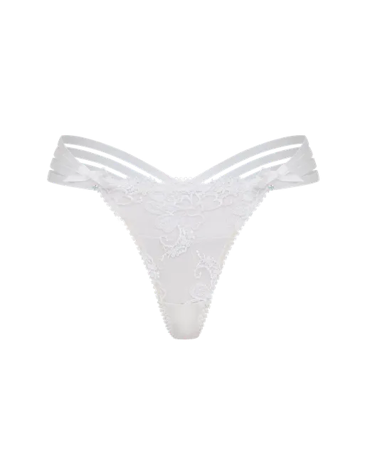 Dioni Thong White/Sand | Agent Provocateur