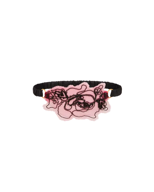 Lindie Garter Fuchsia/Black | Agent Provocateur