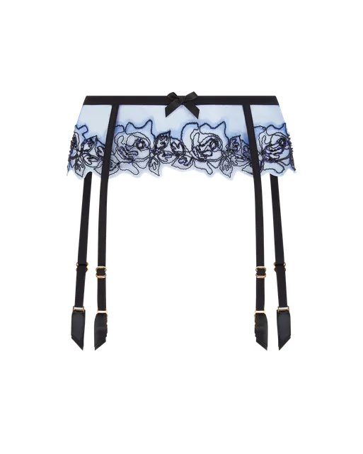 Lindie Suspender Navy/Black | Agent Provocateur