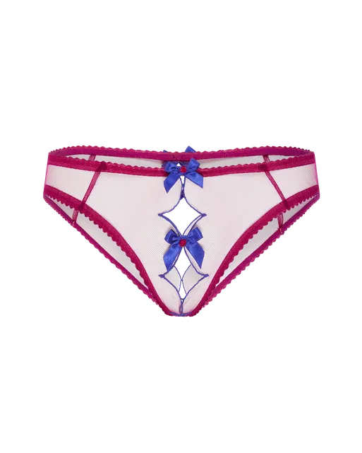 Lorna Ouvert Dark Pink/Cobalt | Agent Provocateur