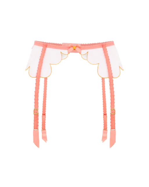 Lorna Suspender Coral | Agent Provocateur