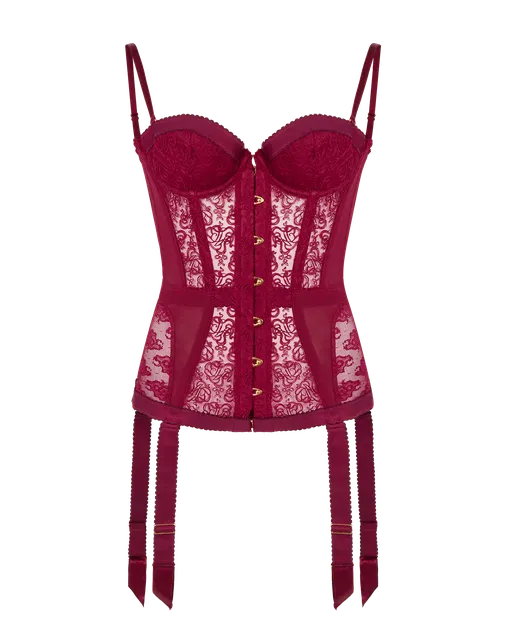Mercy Corset Burgundy | Agent Provocateur