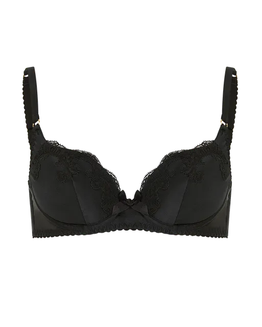 Molly Plunge Underwired Bra Black | Agent Provocateur