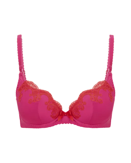 Molly Plunge Underwired Bra Pink | Agent Provocateur