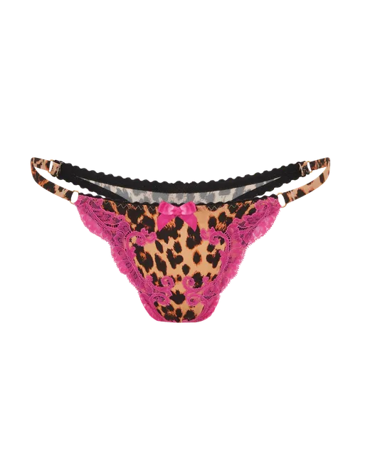 Molly Thong Leopard/Fuchsia | Agent Provocateur